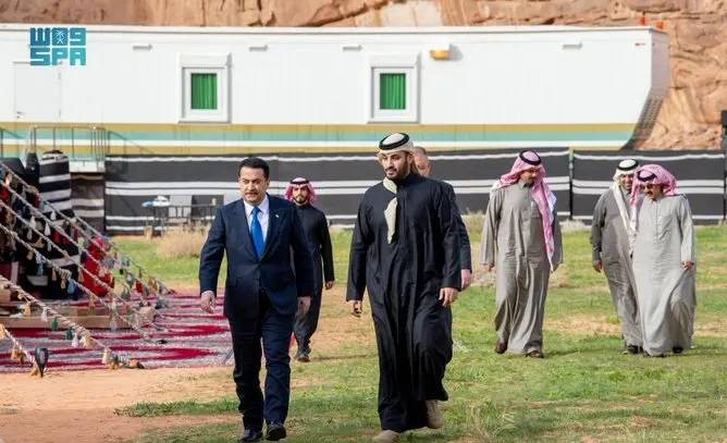 بن سلمان يلتقي رئيس وزراء العراق في العلا