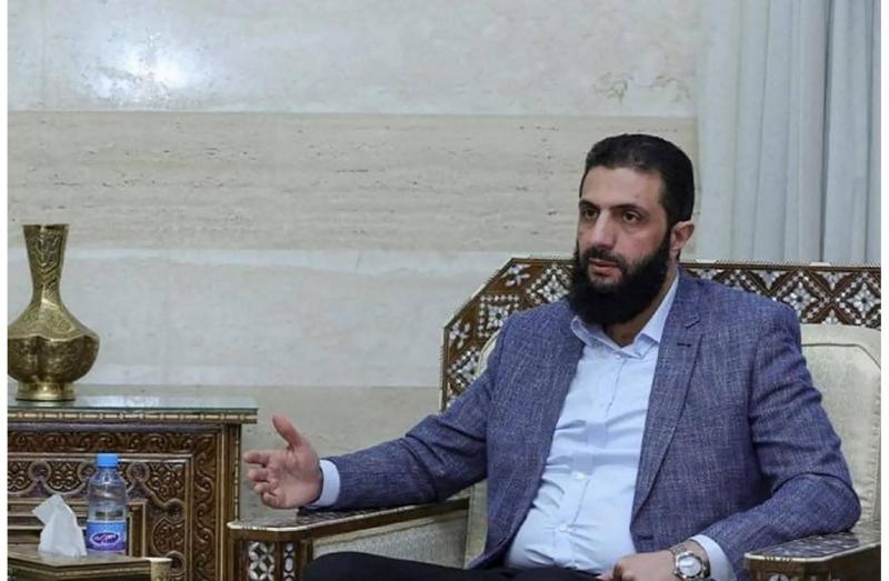 وفد سعودي التقى الشرع في قصر الشعب