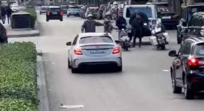 العسكري جورج أبو جودة يتلقى العلاج بعد دهسه في بيروت (صورة)