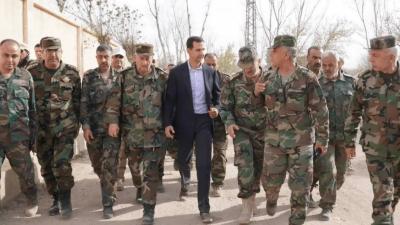 المرصد: أحد جنرالات الأسد يجري تسوية ويسلم أسلحته