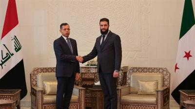 بالصور- وفد عراقي يلتقي أحمد الشرع في سوريا