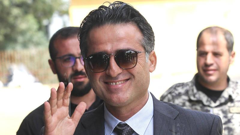 حمية يتفقد حائط الدعم على طريق ضهر البيدر بعد انهياره جزئيا