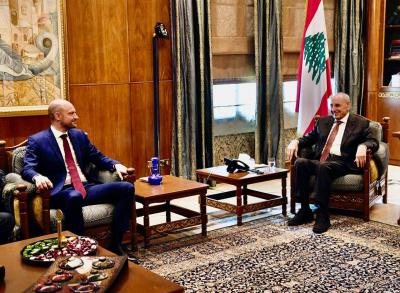 بري يستقبل وزير خارجية فرنسا جان نويل بارو