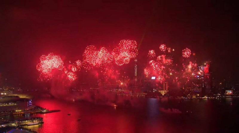 هونغ كونغ تستقبل العام الجديد 2025 (فيديو)