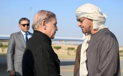 رئيس الإمارات يبحث مع رئيس وزراء باكستان التطورات ‏الاقليمية