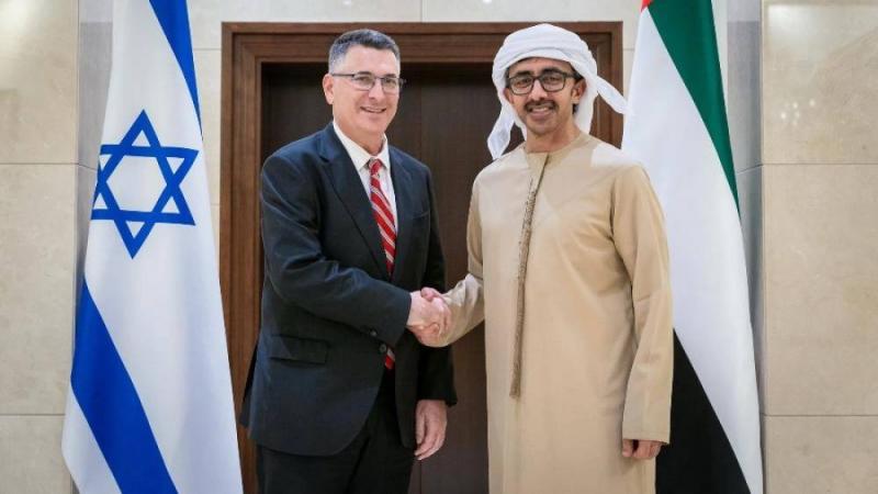 عبدالله بن زايد يبحث مع وزير الخارجية الإسرائيلي جهود وقف ‏النار بغزة