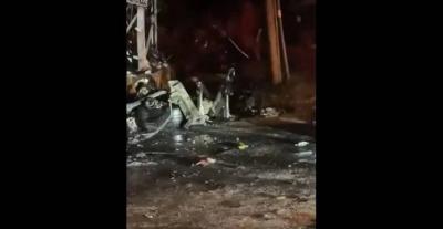 بالفيديو - حادث سير على طريق كفرحاتا - زغرتا ينهي حياة شاب