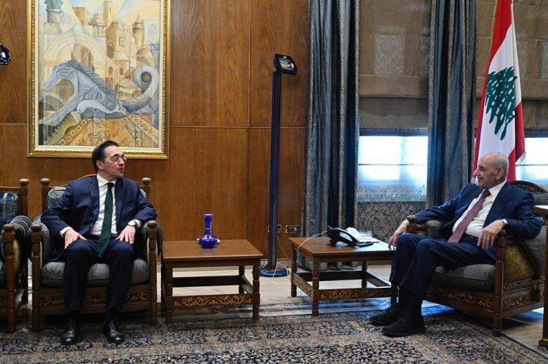 وزير خارجية إسبانيا يزور بري في عين التينة