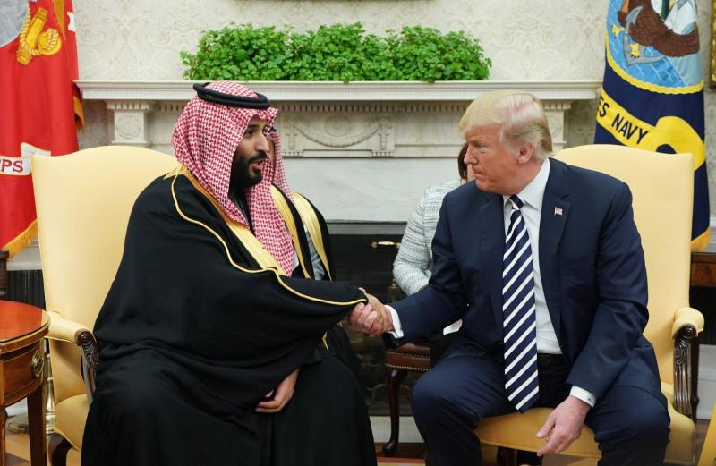 محمد بن سلمان وترامب يناقشان توسيع الشراكة بين بلديهما