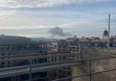 بالفيديو.. انفجار في ميناء برشلونة