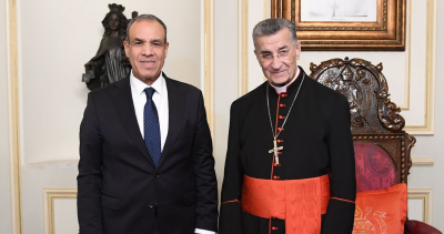 وزير الخارجية المصري من بكركي: متفائل بمستقبل لبنان