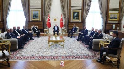 أردوغان يلتقي مع وفد من حماس في أنقرة