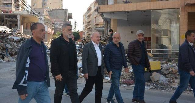 رئيس مجلس الجنوب تفقّد حجم الدمار في صور وقرى القضاء