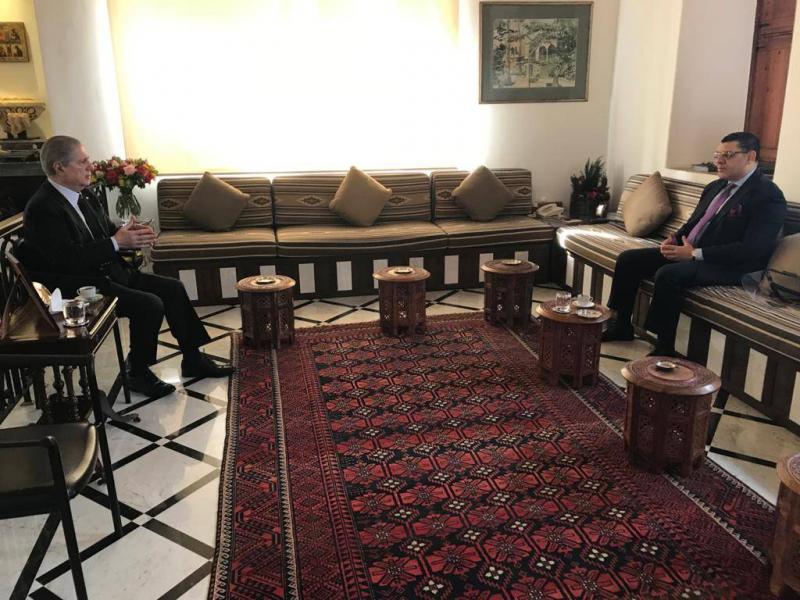 الرئيس الجميل يستقبل سفير مصر