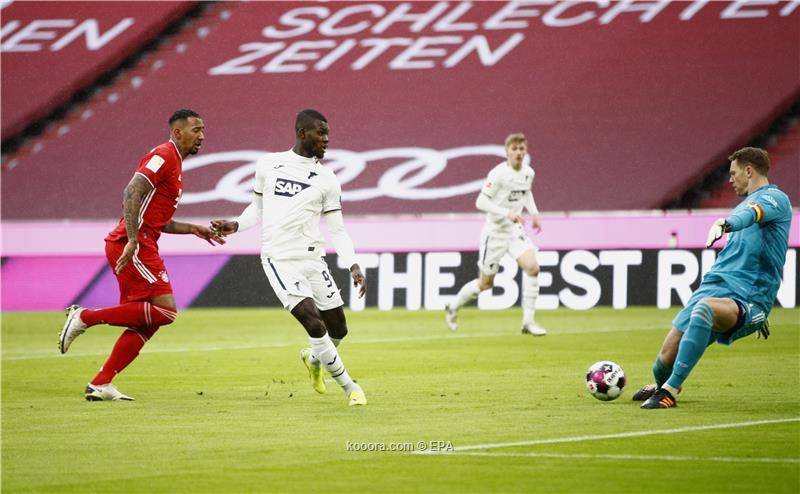 بالفيديو بايرن ميونيخ يسحق هوفنهايم في الدوري الألماني الممتاز لكرة القدم