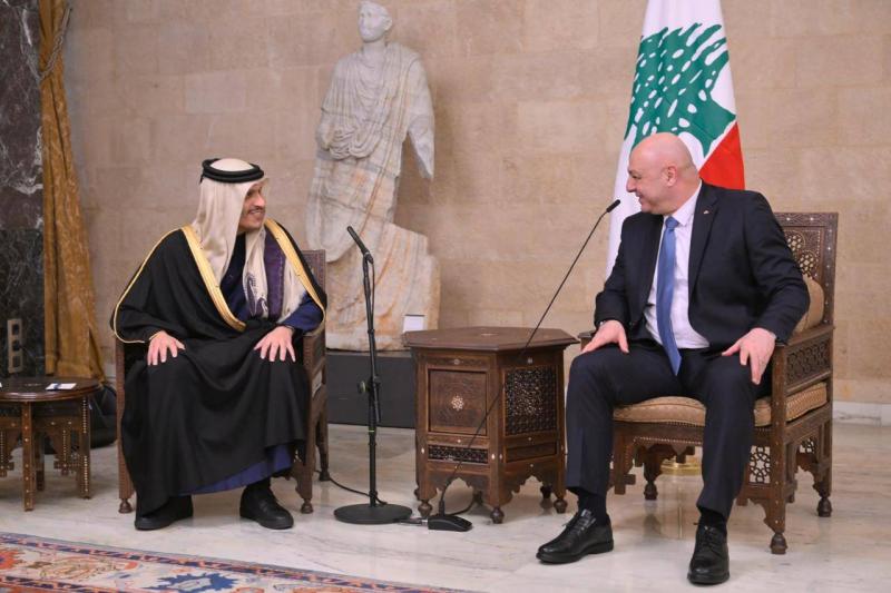 رئيس وزراء قطر: سنكون حاضرين بملف إعادة إعمار لبنان