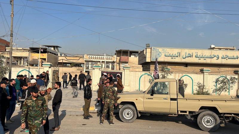حريق داخل مقر للحشد الشعبي في أبو نؤاس