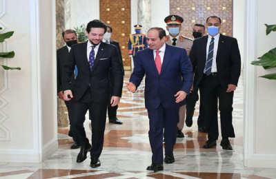 السيسي يلتقي ولي العهد الأردني في القاهرة