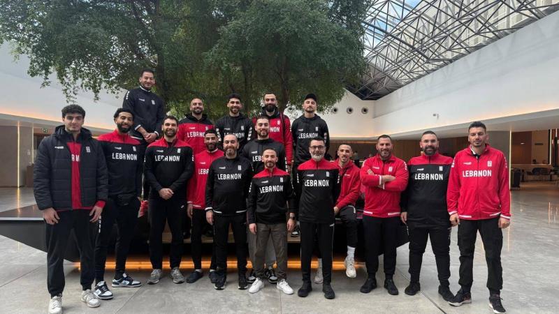 منتخب لبنان للرجال بكرة السلة يغادر الى العاصمة القطرية