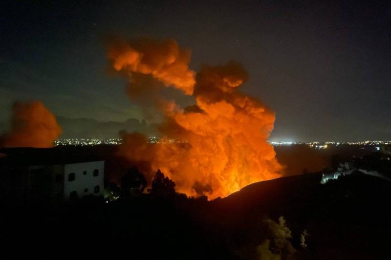 غارات إسرائيلية على المنطقة الواقعة بين حربتا والبزاليه في البقاع
