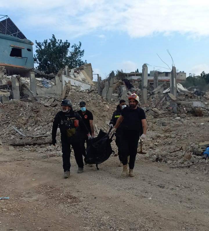 الدفاع المدني: انتشال جثامين 23 شهيدًا جنوب لبنان
