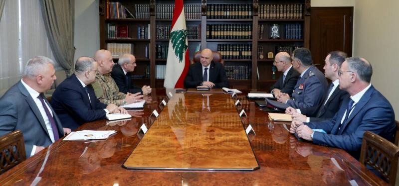 الرئيس عون ترأس اجتماعا امنيا لمواكبة التشييع