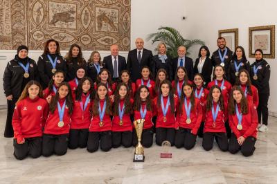 الرئيس عون يكرّم ناشئات لبنان.. وحيدر يشيد بالدعم الرئاسي للرياضة