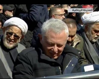 سليمان فرنجية يشارك في التشييع (صورة)