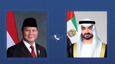 محمد بن زايد والرئيس الإندونيسي يبحثان القضايا الإقليمية والدولية