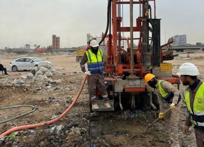 بدء أعمال فحص التربة في مشروع غابات بغداد المستدامة