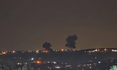 بالفيديو- غارات عنيفة تطال مناطق عدّة في جنوب لبنان