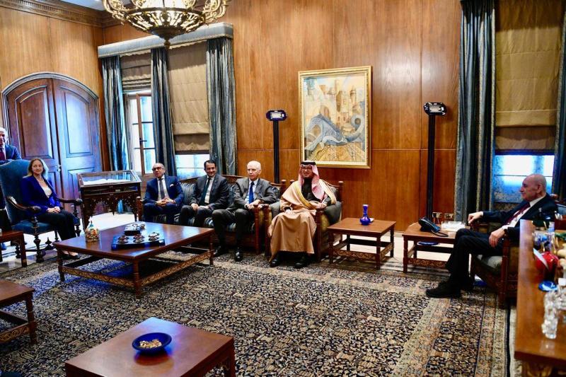 الخماسية من عين التينة: نعمل على صيغة تؤدي للانسحاب الإسرائيلي الكامل
