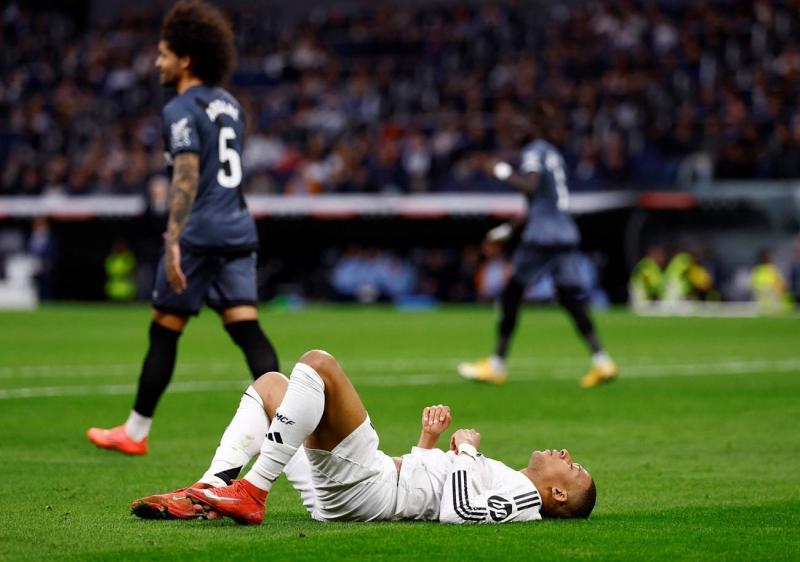 مبابي يغيب عن ريال مدريد قبل مواجهة أتلتيكو
