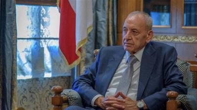 بري يستقبل النائب سامي الجميل