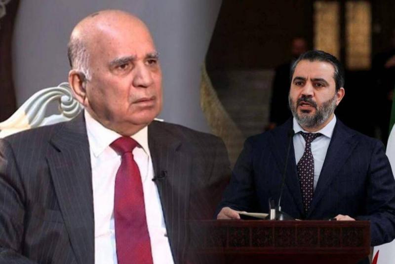 وزير الخارجية العراقي يستقبل نظيره السوري في بغداد