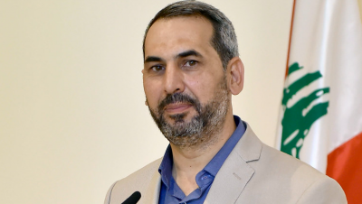 حمادة يتلو بيان فاعليات القرى اللبنانية المحاذية للقرى السورية