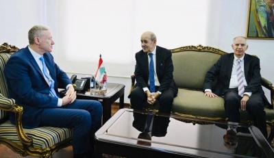 رجي يلتقي لودريان: لوجوب انسحاب اسرائيل الفوري من الأراضي اللبنانية