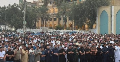 بلا مشايخ ورجال دين.. صلاة عيد غير مسبوقة في شوارع العراق
