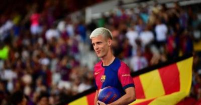 برشلونة يكشف تفاصيل إصابة أولمو ومدة غيابه عن الفريق