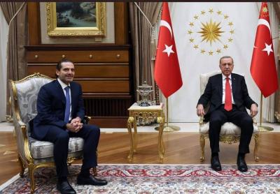 اردوغان استقبل الحريري في أنقرة