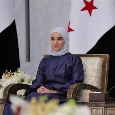 زوجة الشرع تثير الجدل من جديد .. ما السبب؟