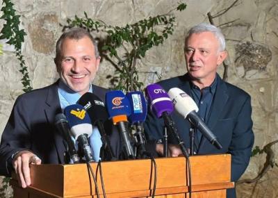 لقاء مفاجئ جمع باسيل وطوني فرنجية... تنسيق انتخابي؟
