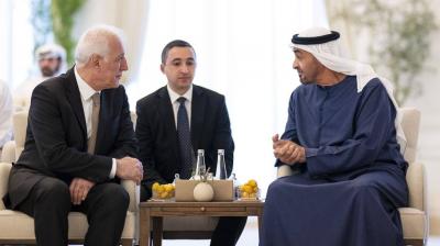 محمد بن زايد يبحث التعاون مع رئيس أرمينيا