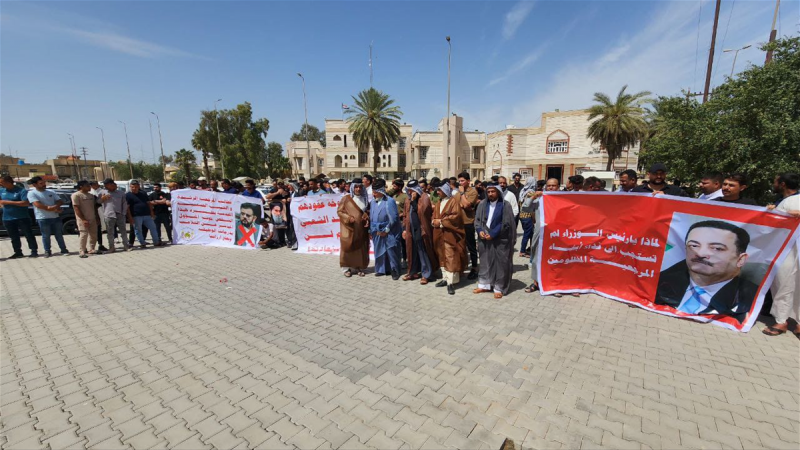 العراق... تظاهرة للمفسوخة عقودهم من الحشد الشعبي