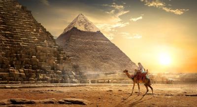بالفيديو.. سائحة تهاجم شابًا قرب أبو الهول!