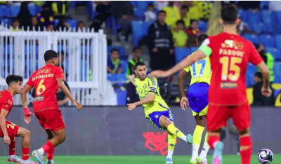 النصر يجتاز ضمك بهدف الدقائق القاتلة