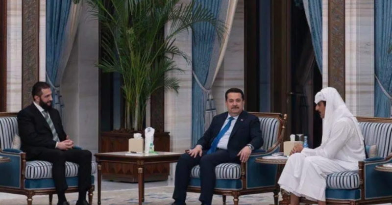 قطر تكشف أجواء اللقاء بين الشرع والسوداني