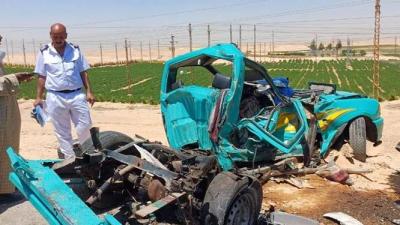 في مصر.. قتلى وجرحى بحادث سير مروع (صورة)