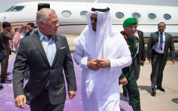 العاهل الأردني يصل إلى جدة