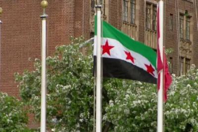 لأول مرة.. علم سوريا الجديد يرفع في مقر الأمم المتحدة
